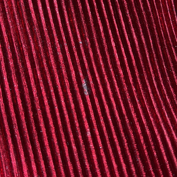 MiniBoden Red Shiny Tulle Dress 8/9 - Picture 2 of 10